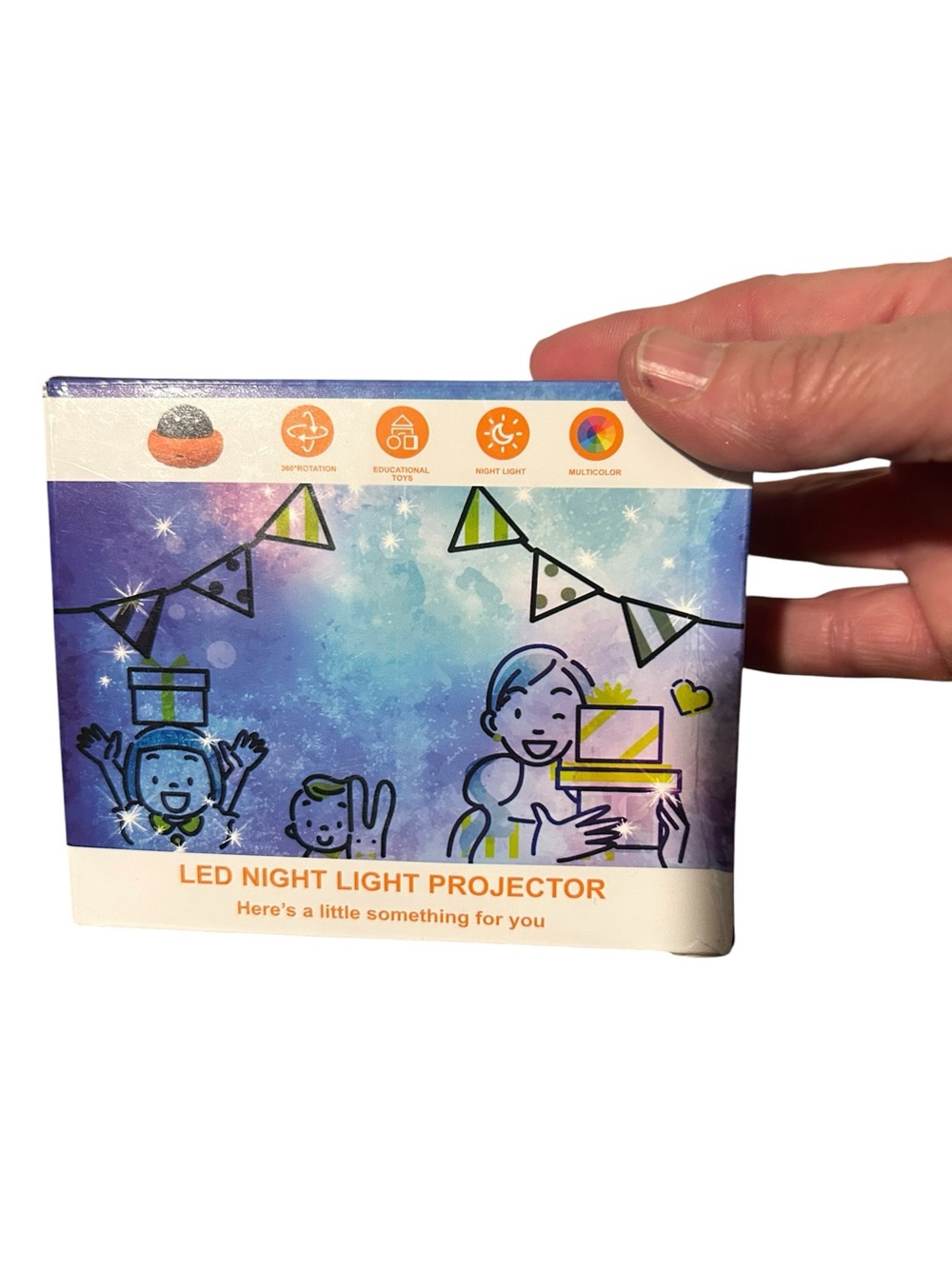 LED Night Light Projector - Blue